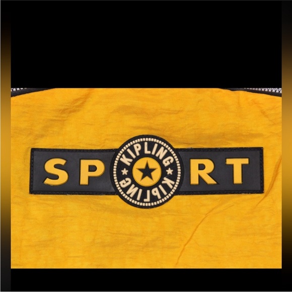 Kipling Yellow Sport Drawstring Bag - Picture 3 of 6